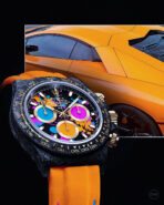 NTPT Carbon Rolex DiW Daytona "MOTLEY ORANGE" (Retail: €58 990) - 图片 7