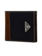 Twotone Fabric And Suede Wallet - 图片 2