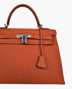 Hermes Kelly 32 Togo Sellier Orange PHW - 图片 2