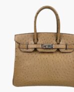 Hermès Birkin 30 Ostrich Tabac PHW - 图片 2