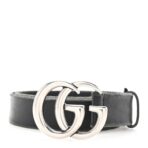 Cuoio Toscano Nickel Double G 30mm Belt 75 30 Black