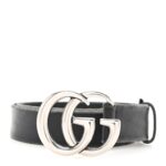 Cuoio Toscano Nickel Double G 30mm Belt 75 30 Black