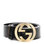 Calfskin Interlocking G Belt 90 36 Black