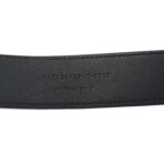 Suede Calfskin Monogram Square Buckle Belt 80 32 Black - 图片 4