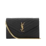 Classic Cassandre Chain Wallet in Grain De Poudre Leather