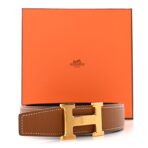 Box Togo 32mm H Belt 85 Black Gold - 图片 9