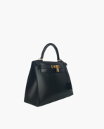 Hermès Kelly 28 Box Leather Black GHW - 图片 3