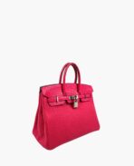 Hermès Birkin 25 Framboise Touch Togo Matt Alligator PHW - 图片 3