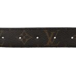 Monogram Calfskin LV Initiales Reversible Belt 75 30 Red - 图片 4