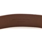 Vegetable Tanned Square Buckle Belt 85 34 Dark Brown Chocolate - 图片 4