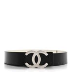 Calfskin CC Reversible Belt 95 38 Black White