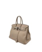 Hermès Birkin 35 Clemence Dove Grey PHW - 图片 4