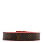 Calfskin Monogram 30mm LV Initiales Reversible Belt 75 30 Red - 图片 2