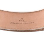 GG Supreme Monogram Selleria Calfskin Interlocking G Belt 100 40 Beige Ebony Cocoa - 图片 4