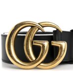 Calfskin Double G 40mm Belt 115 46 Black - 图片 6