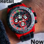 BEST EVER DEAL DiW Rolex Daytona CarboQuartz "LUCKY PLAYER 3" (Retail: HK$546,000)