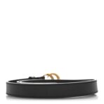 Calfskin Pearl Double G 20mm Belt 90 36 Black Cream - 图片 2