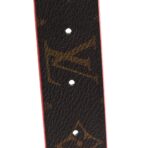 Monogram 30mm LV Initiales Reversible Belt 90 36 Coquelicot - 图片 3