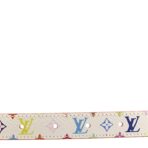 Monogram Multicolor Belt 80 32 White - 图片 3