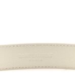 Smooth Calfskin 20mm Cintura Belt 75 30 Creme Soft - 图片 3