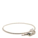 Metal Resin Crystal CC Lipstick Chain Belt 85 Gold Pink Black