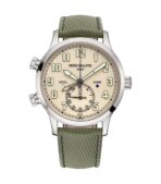 42mm Pilot Travel Time 18k White Gold Ivory Dial