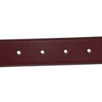 Plutone Calfskin Double G 30mm Belt 75 30 Rosso - 图片 3