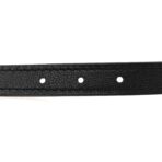 Swift Epsom 13mm Belt Strap 80 32 Black Etoupe - 图片 3