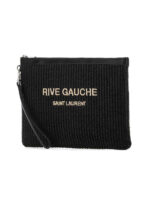 Rive Gauche Raffia Clutch - 图片 2