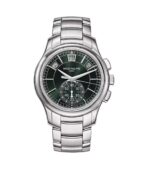 42mm Green Dial Chronograph Stainless Steel Bracelet