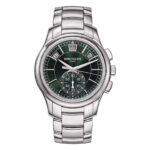 42mm Green Dial Chronograph Stainless Steel Bracelet