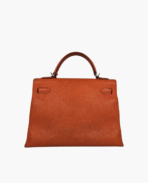 Hermes Kelly 32 Togo Sellier Orange PHW - 图片 12