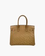 Hermès Birkin 30 Ostrich Tabac PHW - 图片 5