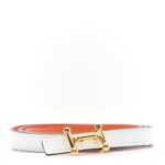 Epsom Swift 13mm Mors H Belt 75 30 White Orange
