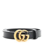 Calfskin Double G 20mm Belt 80 32 Black