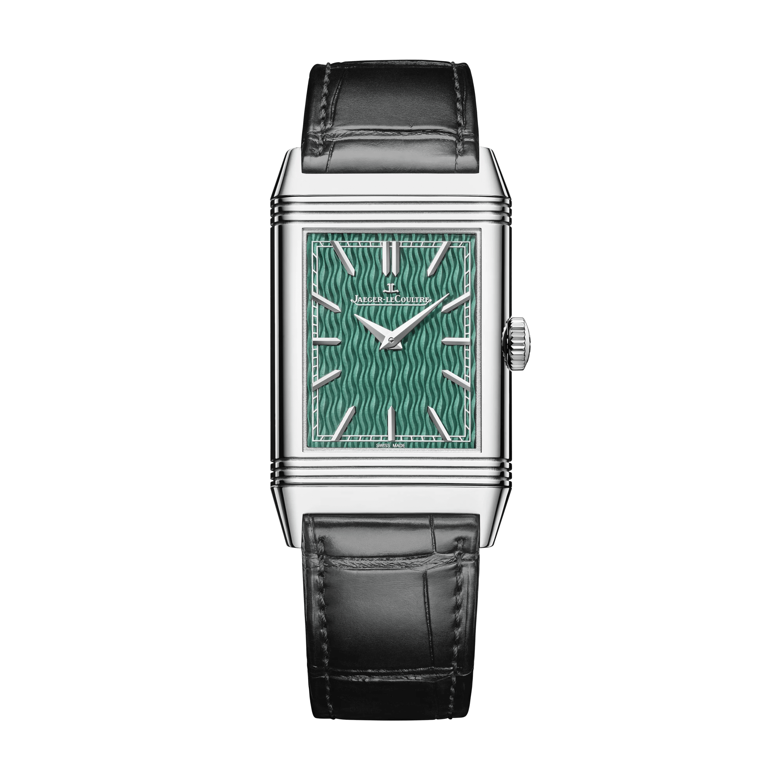 61a65d46ba8ba6b15c76930b18e4b5b455a7e131.png White Gold Reverso Tribute Enamel Men’s Watch Q39334S3 - 图片 1