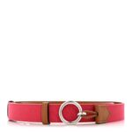 Toile Epsom Reversible Babord 24mm Belt Rose Extreme Gold