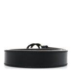 Calfskin Interlocking G Belt 85 34 Black - 图片 2