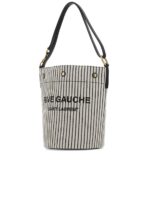 Rive Gauche Striped Bucket Bag - 图片 2
