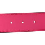 Calfskin Floral Heron G Cube Memorable Buckle 40mm Belt 80 32 Pink Green Multicolor - 图片 4