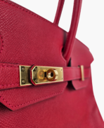 Hermes Birkin 30 Epsom Q5 Rouge Casaque GHW - 图片 3
