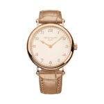 35mm Ultra Thin 18k Rose Gold Silver Dial Automatic