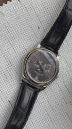 39mm Annual Calendar 18k WG Grey Dial Deployant - 图片 14