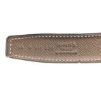 Swift Epsom 24mm Mini Constance H Belt 95 38 Black Etoupe - 图片 3