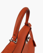 Hermes Kelly 32 Togo Sellier Orange PHW - 图片 6