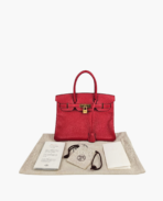 Hermes Birkin 30 Epsom Q5 Rouge Casaque GHW - 图片 7