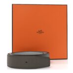 Epsom Reversible 32mm Belt Strap 85 34 Etain Bleu Glacier - 图片 6