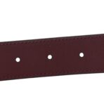 Plutone Calfskin Guccissima Double G 30mm Belt 80 32 Rosso Ancora - 图片 3
