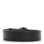Textured Calfskin 4cm La Medusa Belt 90 36 Black - 图片 2