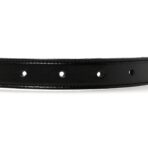 Calfskin GG Marmont Thin Chain Belt 85 34 Black - 图片 3
